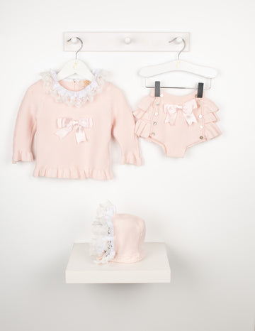 Ruffle Knitted 2 Piece Set