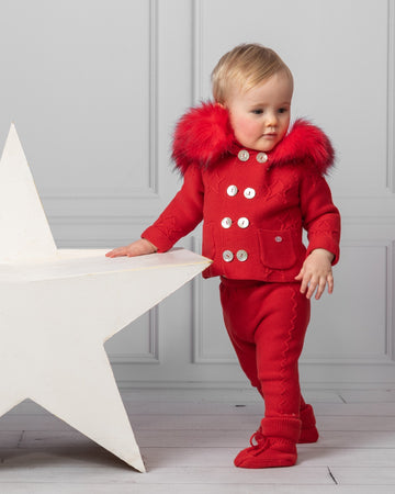 Two Piece Scattered Star Knit Set