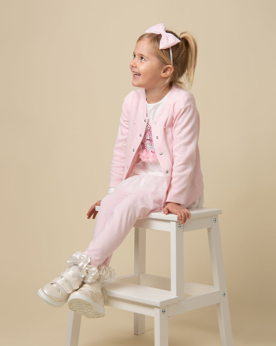 Pearl Present Legging Set and Cardigan - B