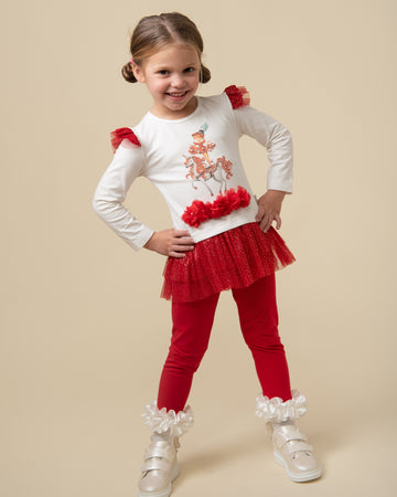 Circus Dancer Glitter Legging Set - B