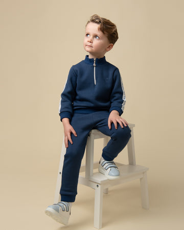 Quarter Zip Speckled Tracksuit