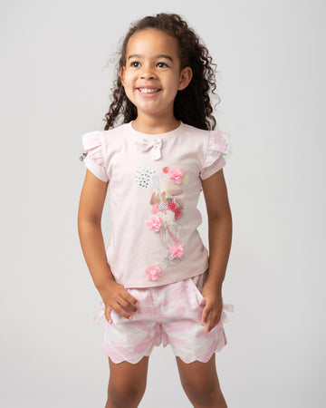 Ice Cream Sundae Short Set - A