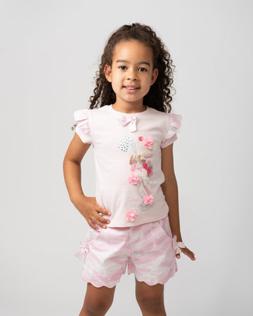 Ice Cream Sundae Short Set - B