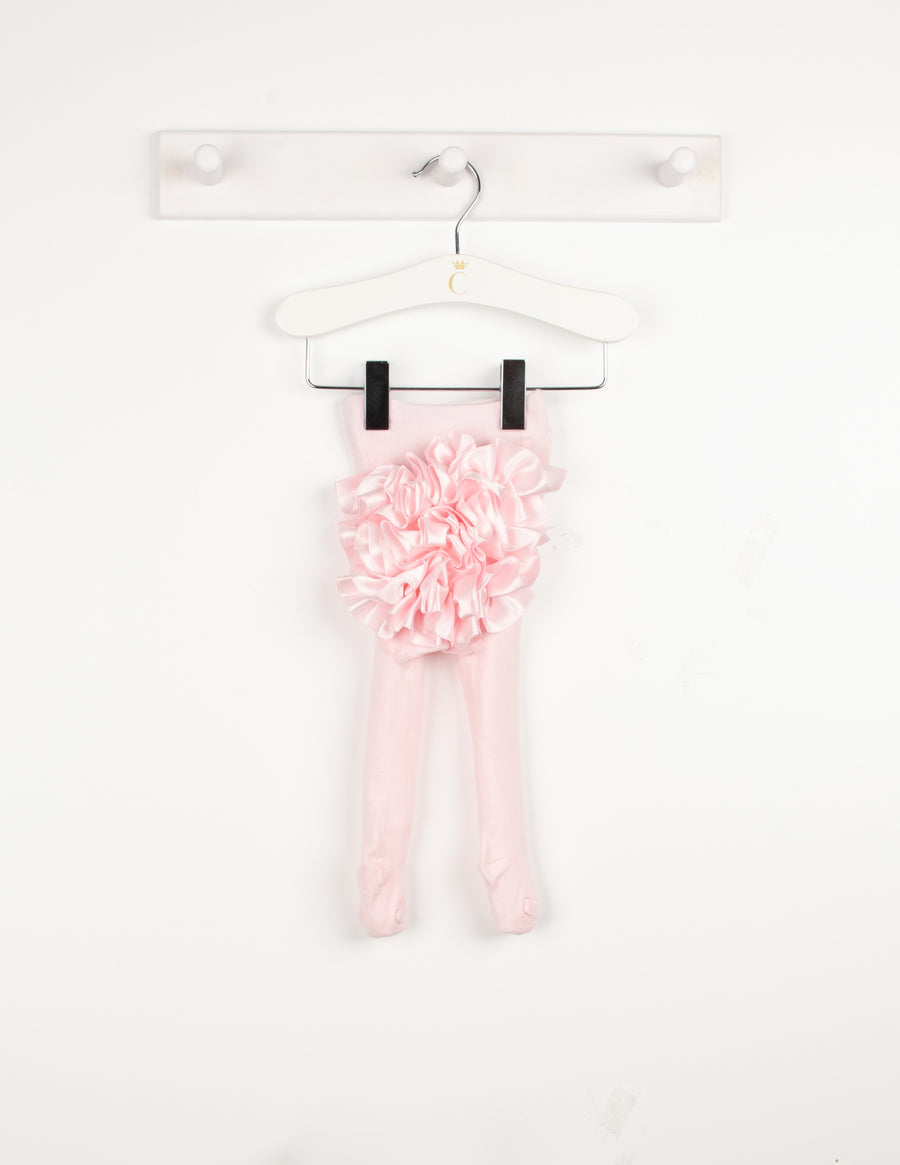 Ruffle bum ribbon tights