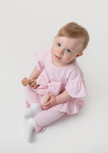 Elevated Essentials Pink Baby Legging Set