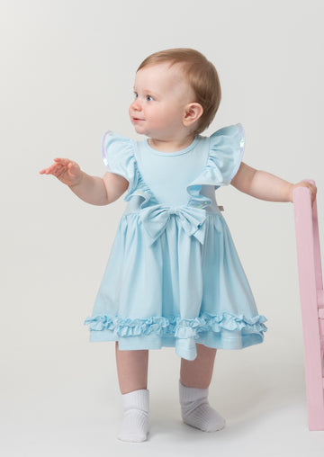 Elevated Essentials Sky Blue Baby Dress