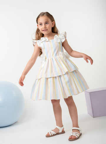 Sweet Stripes Rainbow Dress