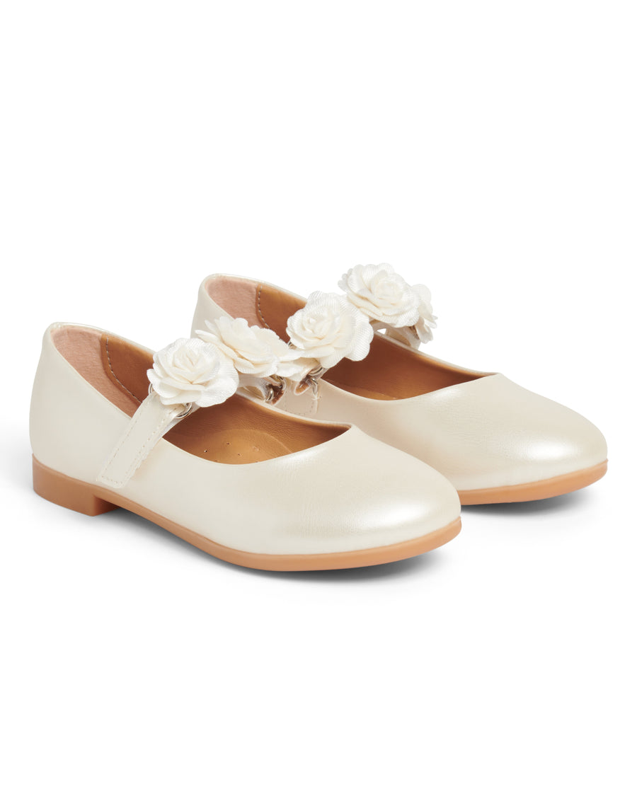 Rose Embellished Ballet Pump