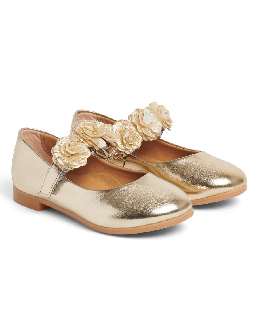 Rose Embellished Ballet Pump