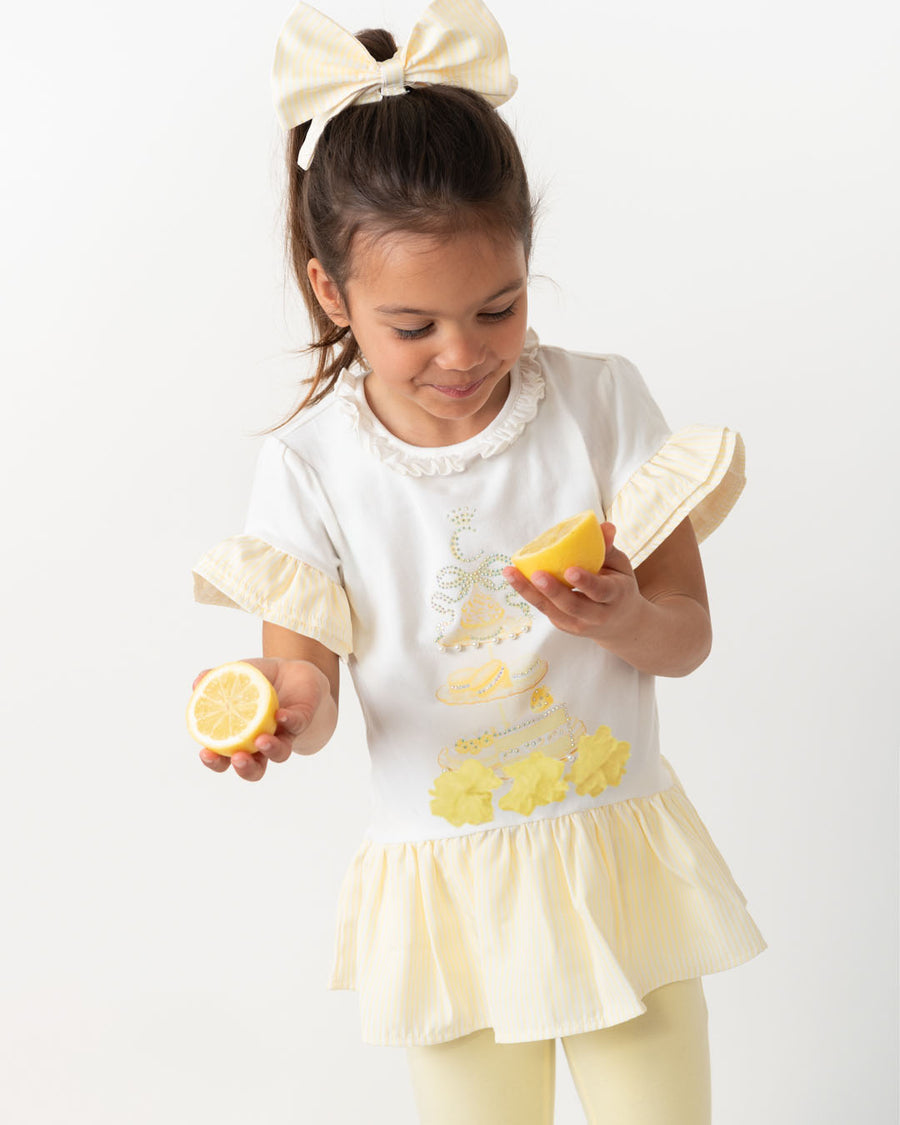 English Summer Lemon Leggings Set (4-8yrs)