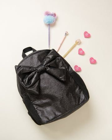 Glitter Backpack with Bow