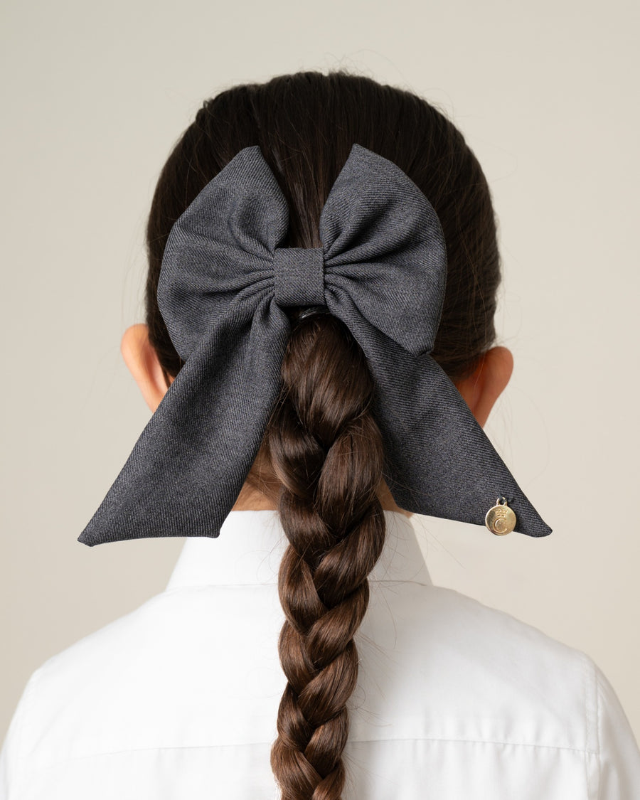School Hair Bow with Alligator clip