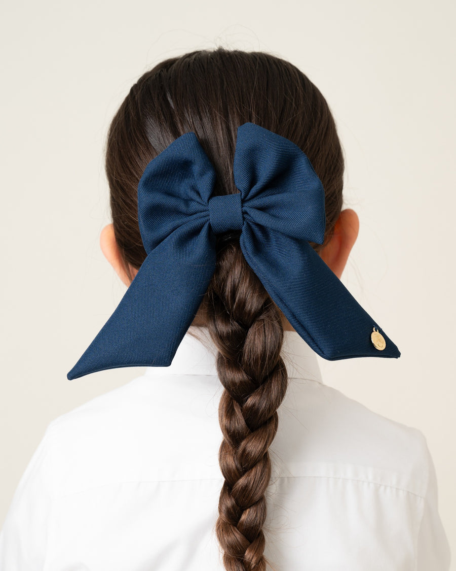 School Hair Bow with Alligator clip