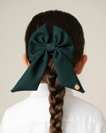 School Hair Bow with Alligator clip