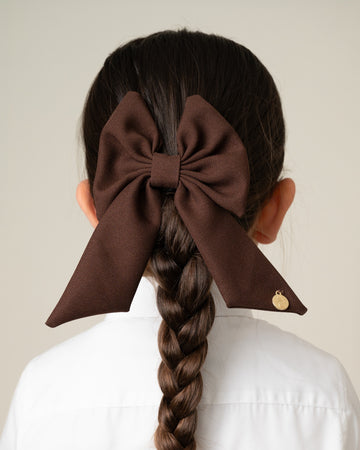 School Hair Bow with Alligator clip