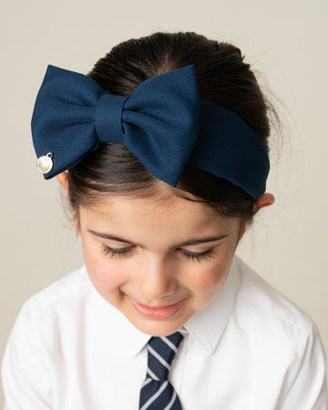 School Bow Headband