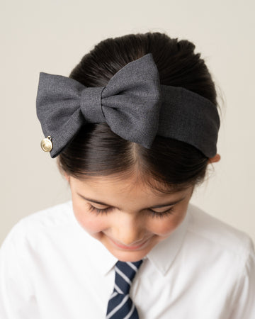 School Bow Headband