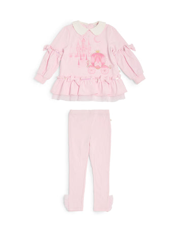 Pink Castle Legging Set