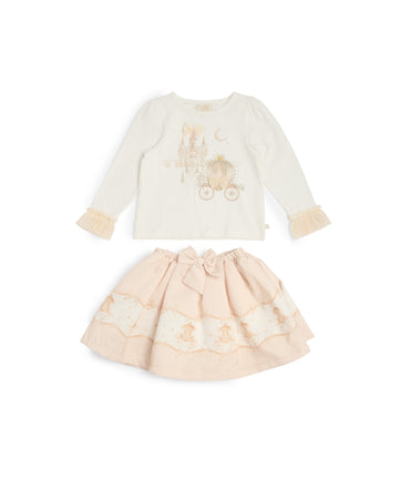 Mink Carriage Skirt Set