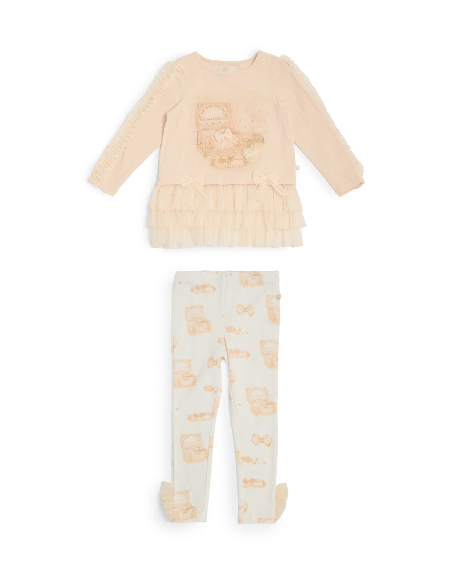 Mink Ruffle Legging Set