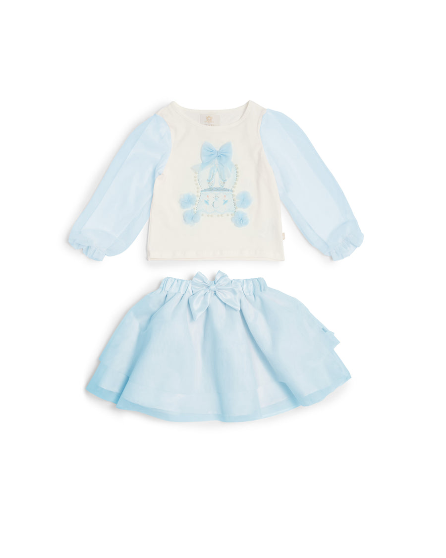 Sky Snow Globe Skirt Set