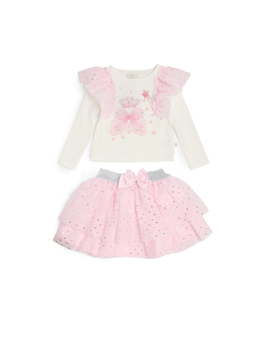 Pink Fairy Ruffle Skirt Set