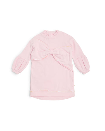 Pink Bow Sweater Dress